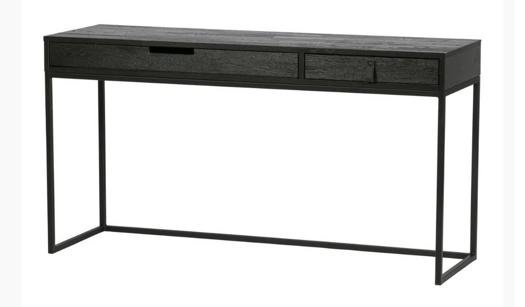 WOOD houten bureau, Ophalen, Zo goed als nieuw, 25 tot 50 cm, Rechthoekig