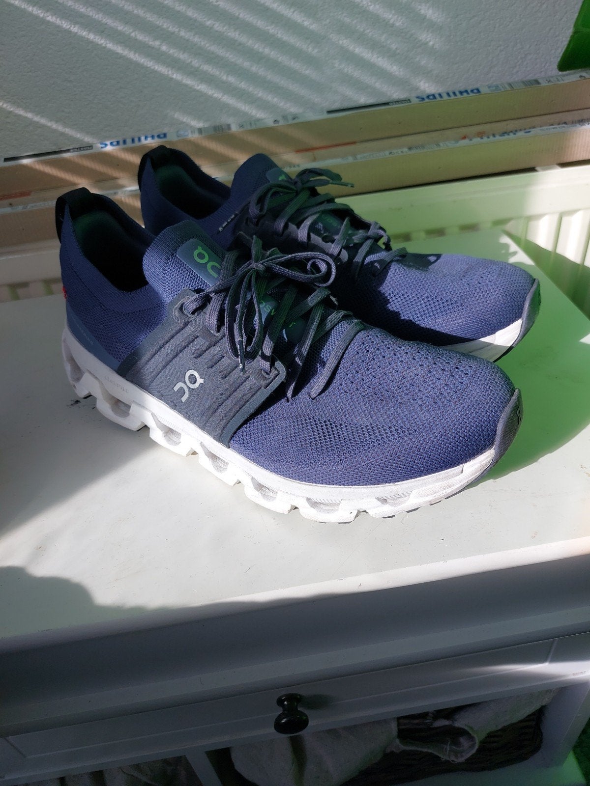 On Running Cloudflow hardloopschoenen - Maat 45, Blauw, Ophalen of Verzenden, On Running, Sneakers of Gympen
