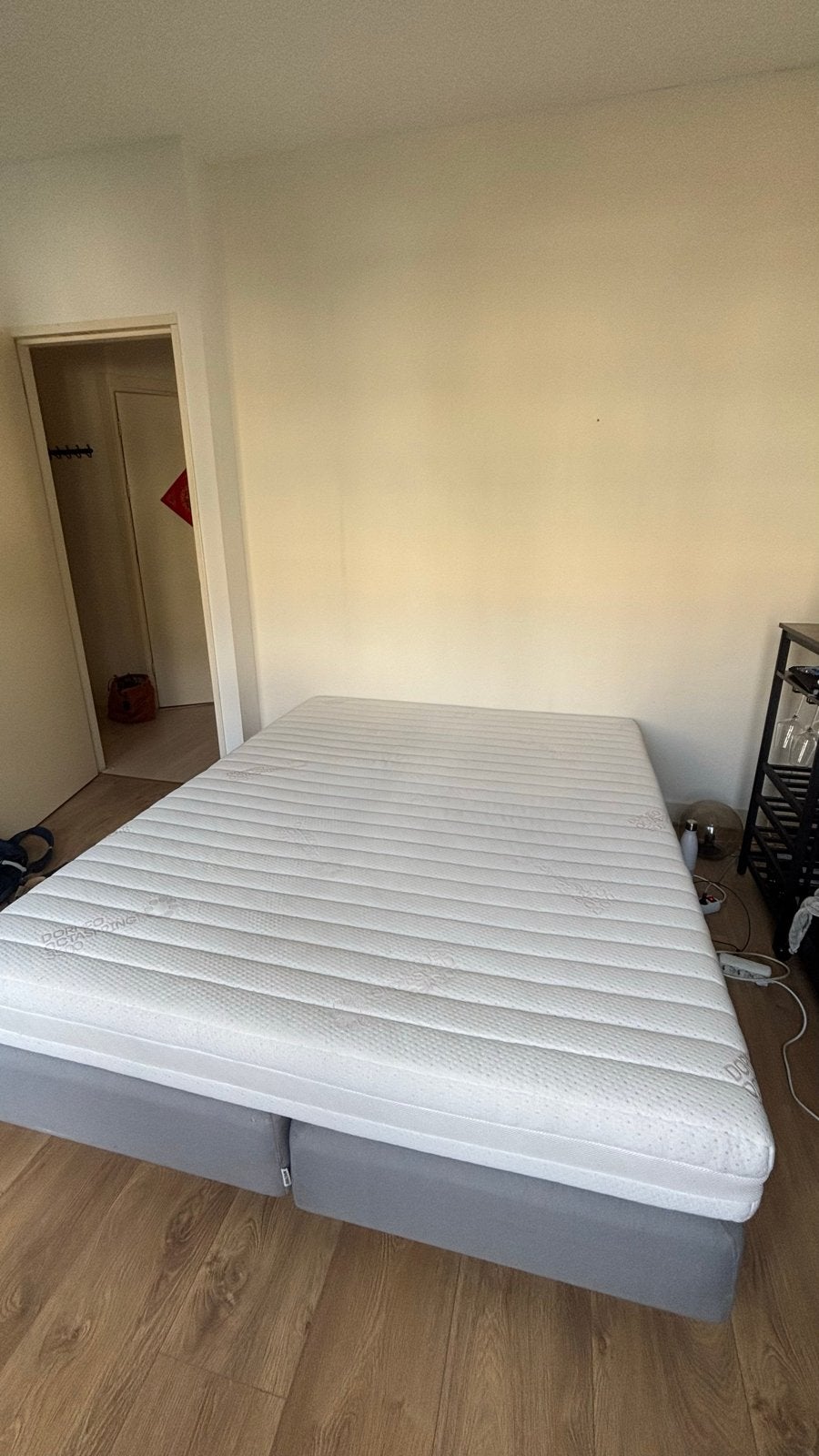 IKEA Sultan Boxspring Bed met Matras 160x200, Ophalen, Gebruikt, Tweepersoons, 200 cm