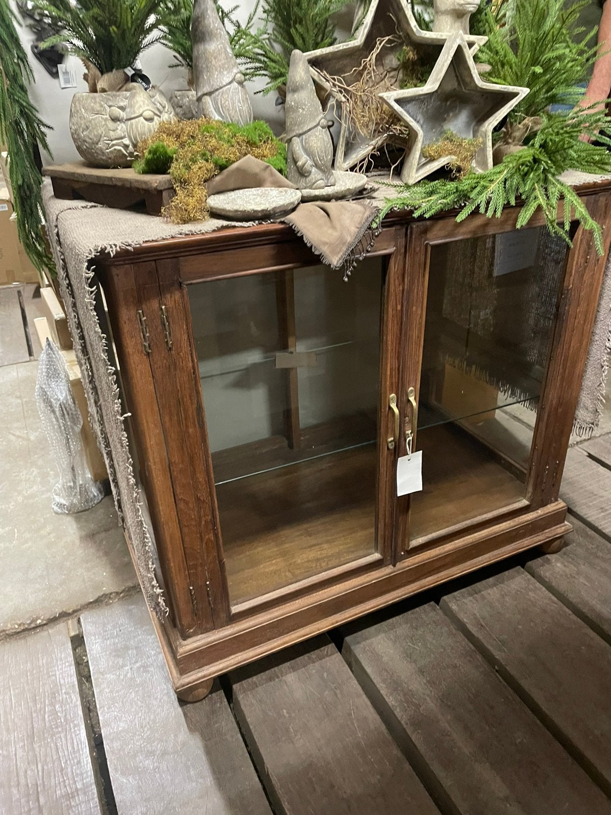 Prachtige oude vitrine kasten, Ophalen, 50 tot 100 cm, Zo goed als nieuw, Minder dan 100 cm