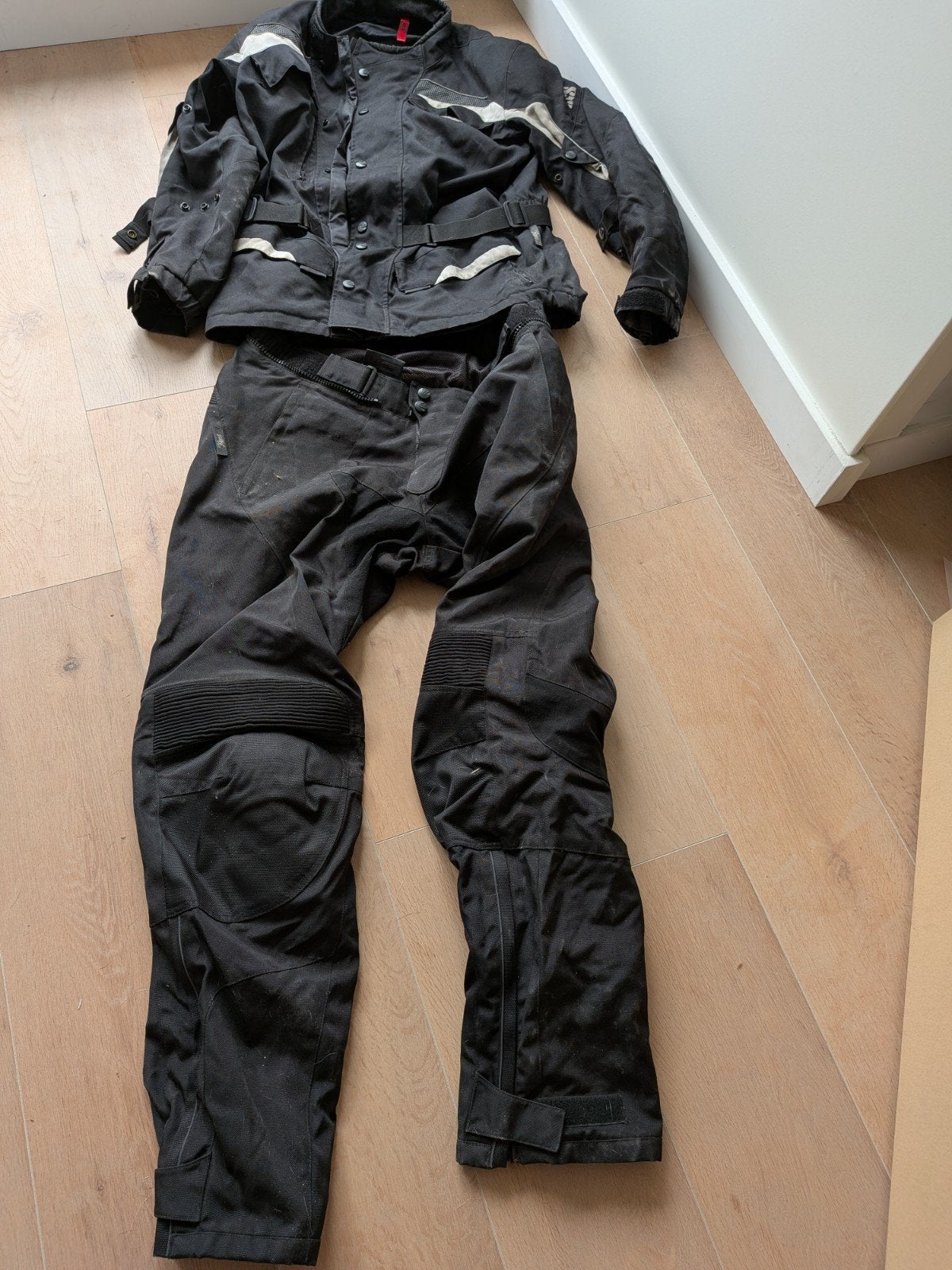 IXS Motorpak maat L – Jas+Broek met wintervoering–schadevrij, Motoren, Ophalen of Verzenden, Tweedehands, Combipak