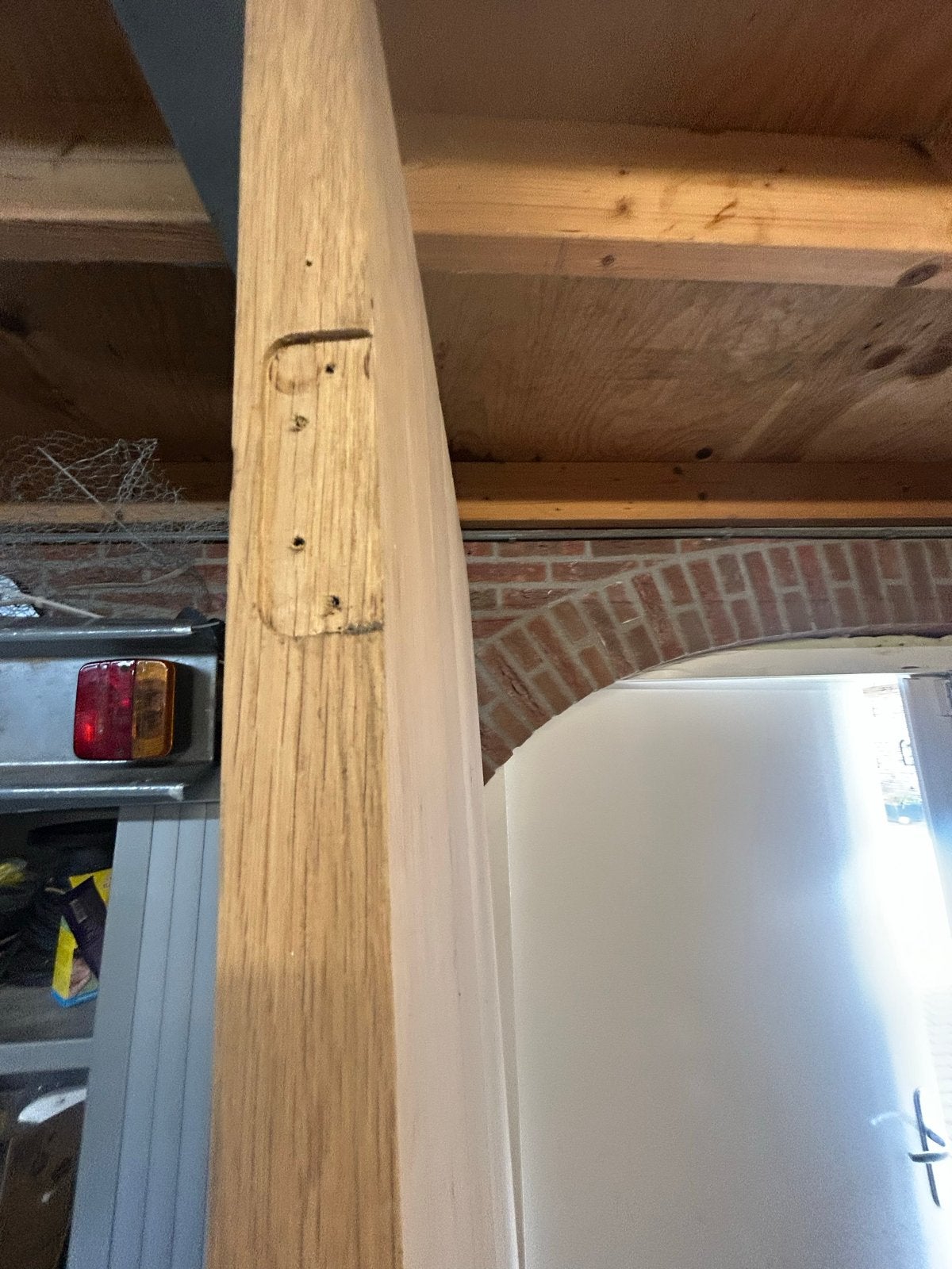 Binnendeur, Ophalen, Gebruikt, 80 tot 100 cm, Binnendeur
