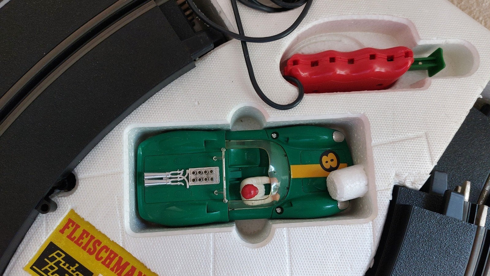 race baan fleischmann 7000, Ophalen, Gebruikt, Elektrisch, Fleischmann