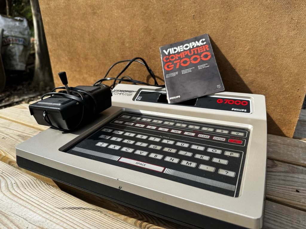 Philips Videopac G7000 met handleiding en 2 controllers, Ophalen of Verzenden, Overige merken, Gebruikt