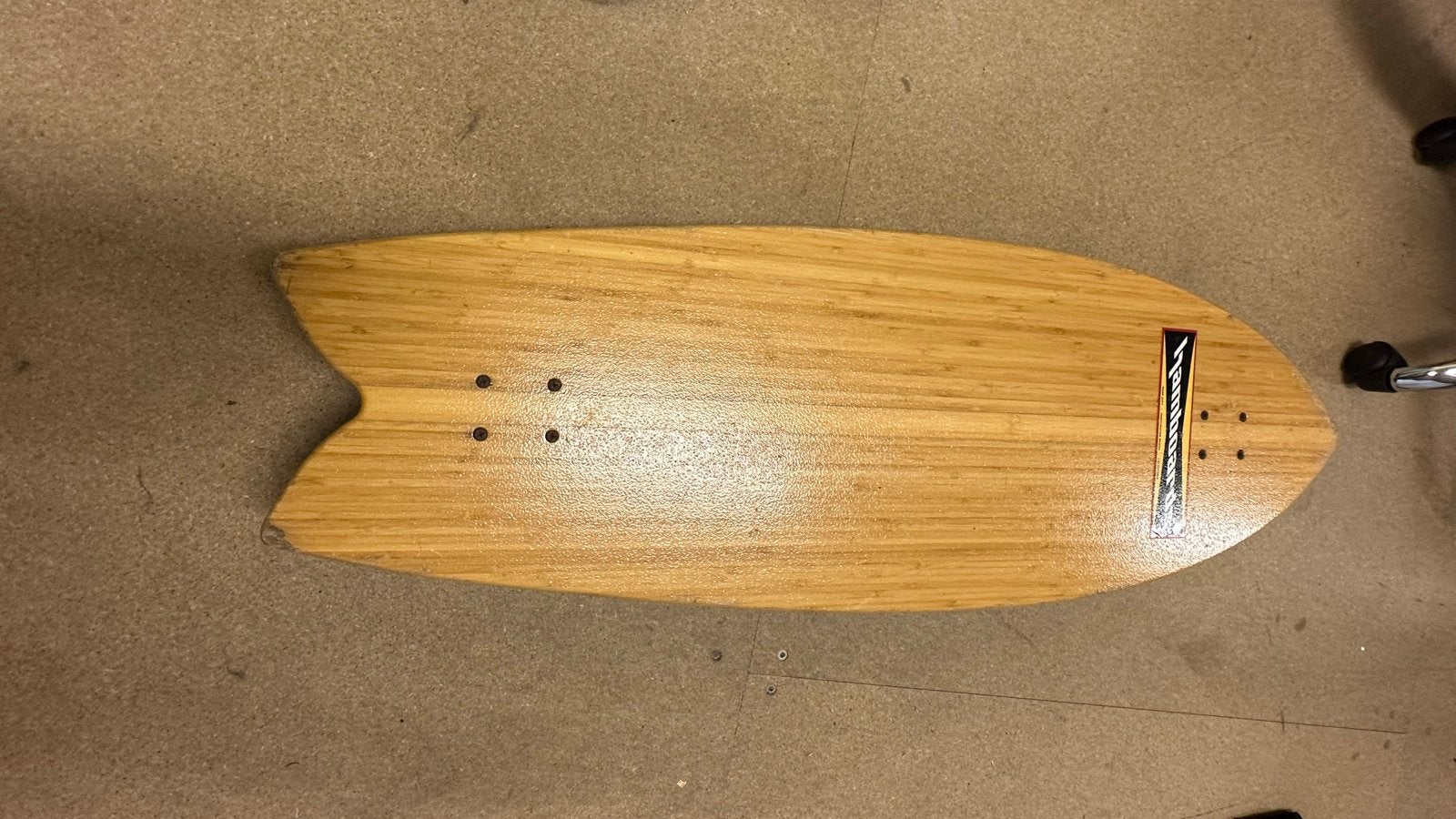 Hamboard Fishtail Longboard - Uniek & Gesigneerd, Sport en Fitness, Ophalen of Verzenden, Gebruikt, Skateboard, Longboard