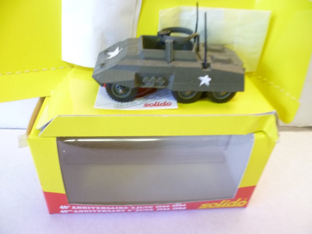 Solido Automitrailleuse M20 40th Anniversary 1944-1984 1:50, Ophalen of Verzenden, Landmacht, Amerika, Miniatuur of Beeldje