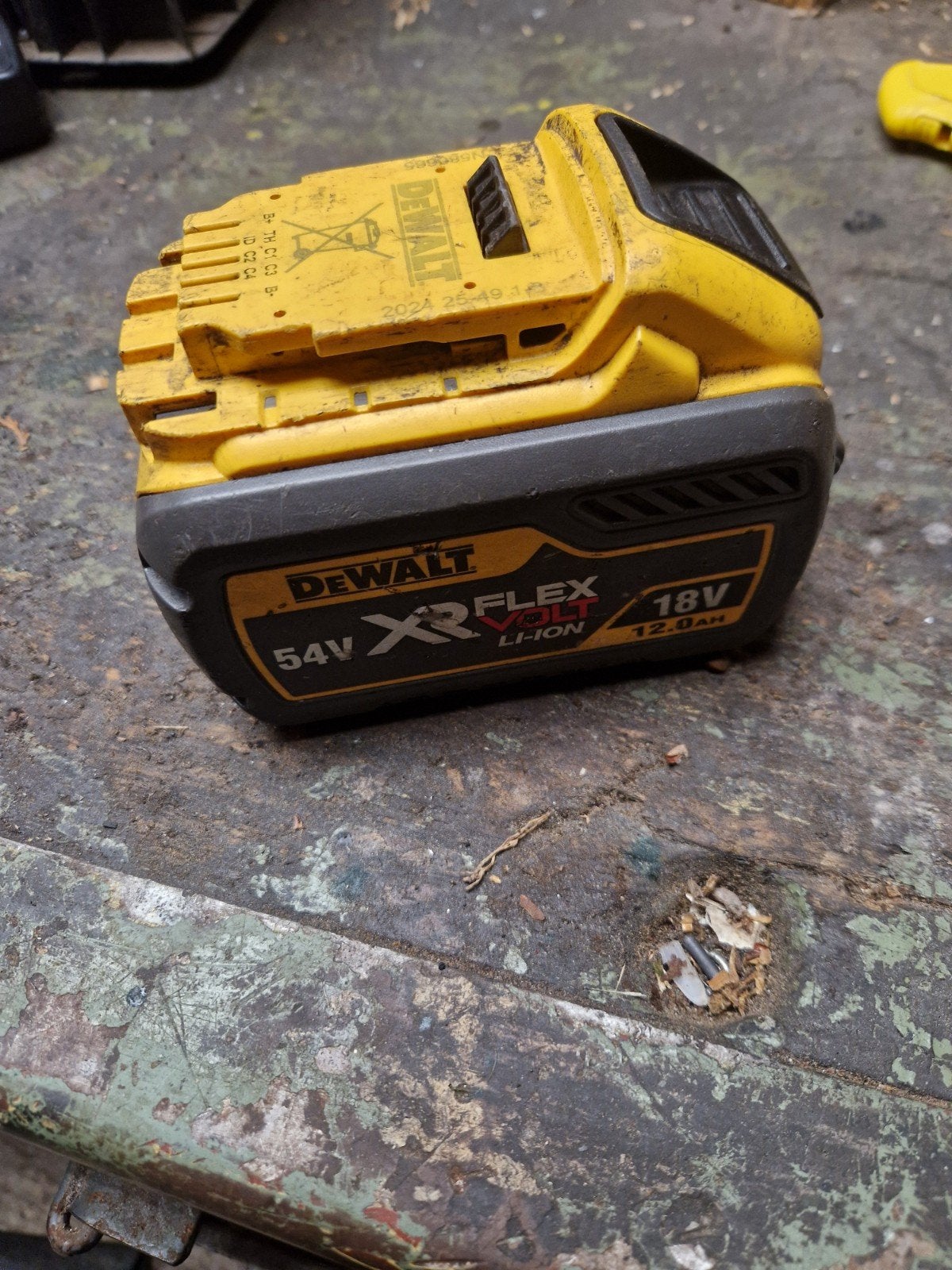 dewalt xr flexvolt 54 volt. 12ah, Ophalen of Verzenden, Gebruikt