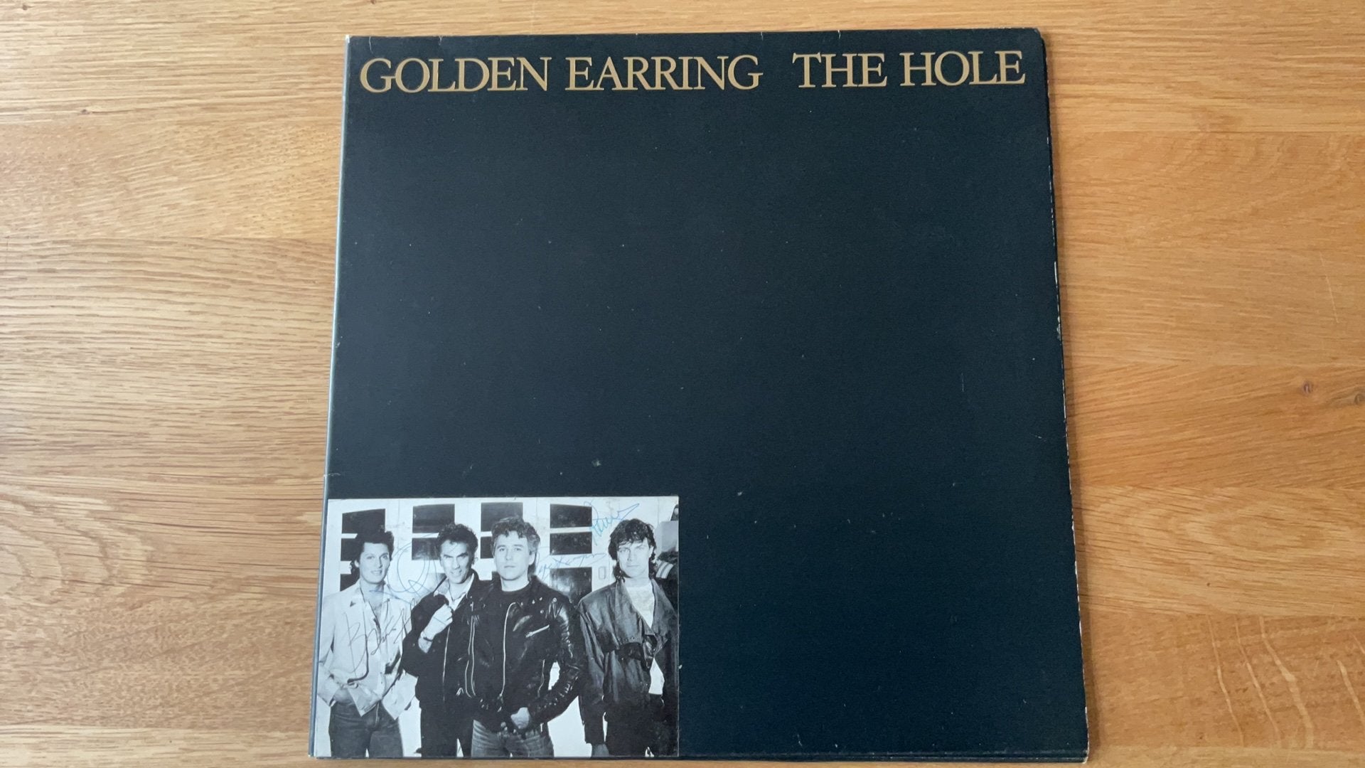 Golden Earring - The Hole + kaart met handtekeningen, Ophalen of Verzenden, Gebruikt