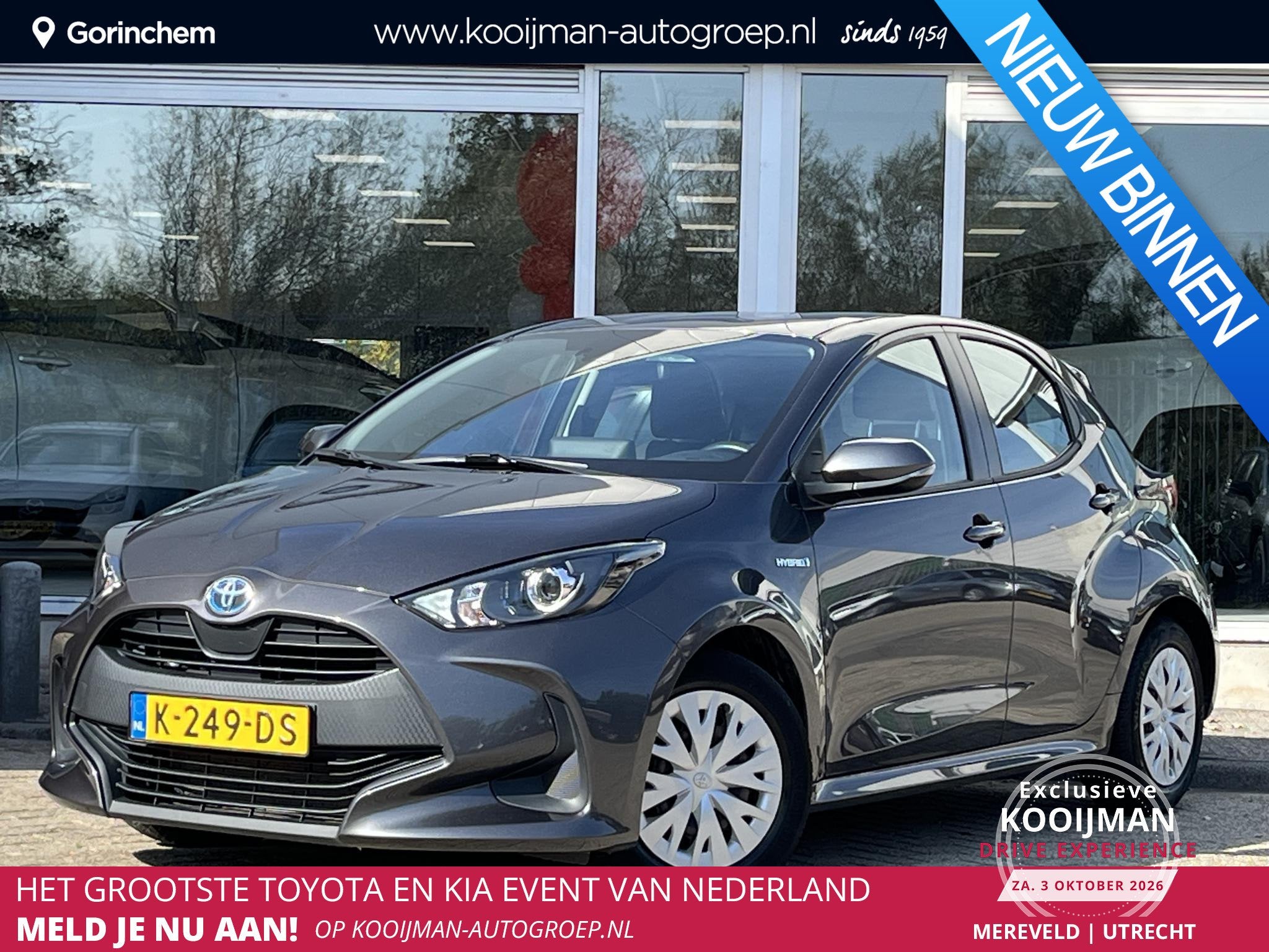 Toyota Yaris 1.5 Hybrid Active, Gebruikt, Euro 6, 49 €/maand, Bedrijf