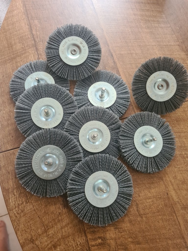 Onkruidborstels rond 11 cm nylon, Ophalen of Verzenden, Nieuw, Kibani