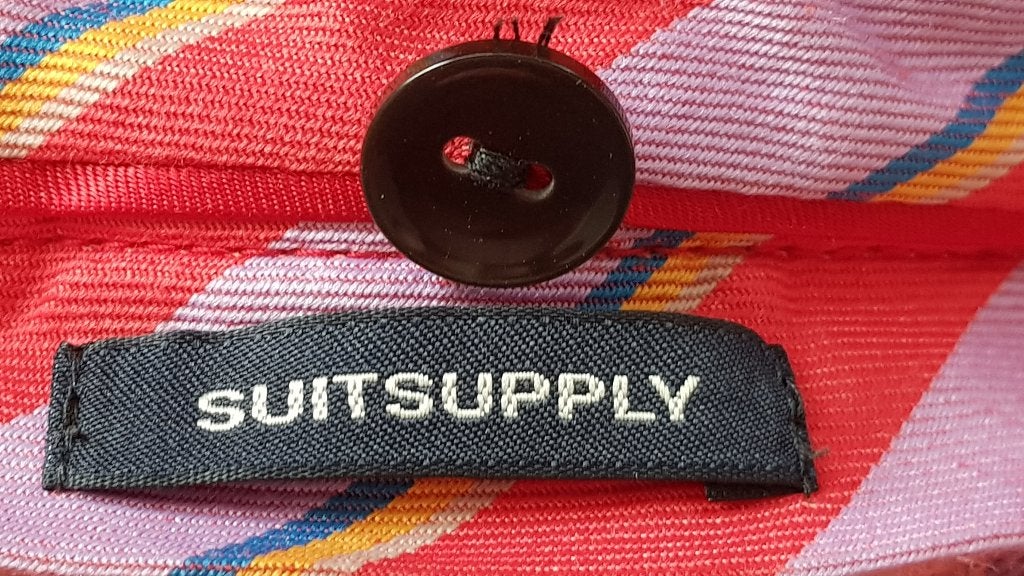 Nieuw Suitsupply broek met rode kleur maat 54, Kleding | Heren, Maat 52/54 (L), Nieuw, Ophalen of Verzenden, Rood