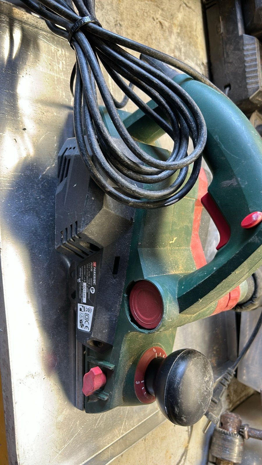 Parkside elektrische schaafmachine PEH 30, Doe-het-zelf en Verbouw, Ophalen, Gebruikt
