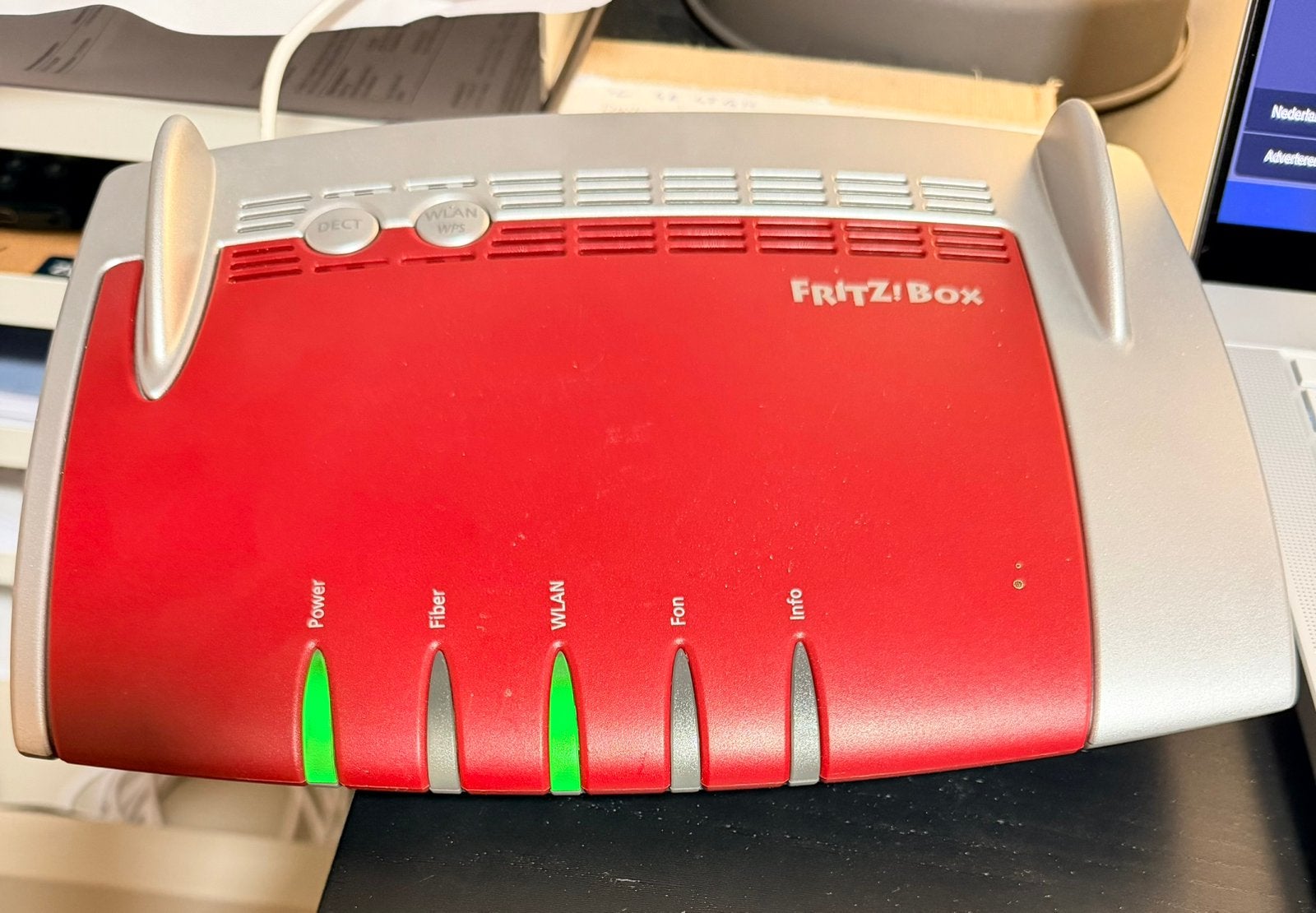 AVM Fritz Box 5490 zgn, Ophalen of Verzenden, Zo goed als nieuw