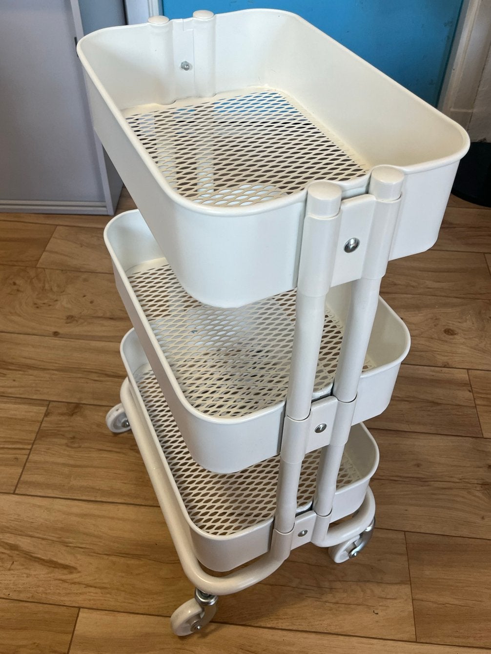 IKEA Raskog roltafel - Wit, multifunctioneel, Huis en Inrichting, Ophalen, Gebruikt