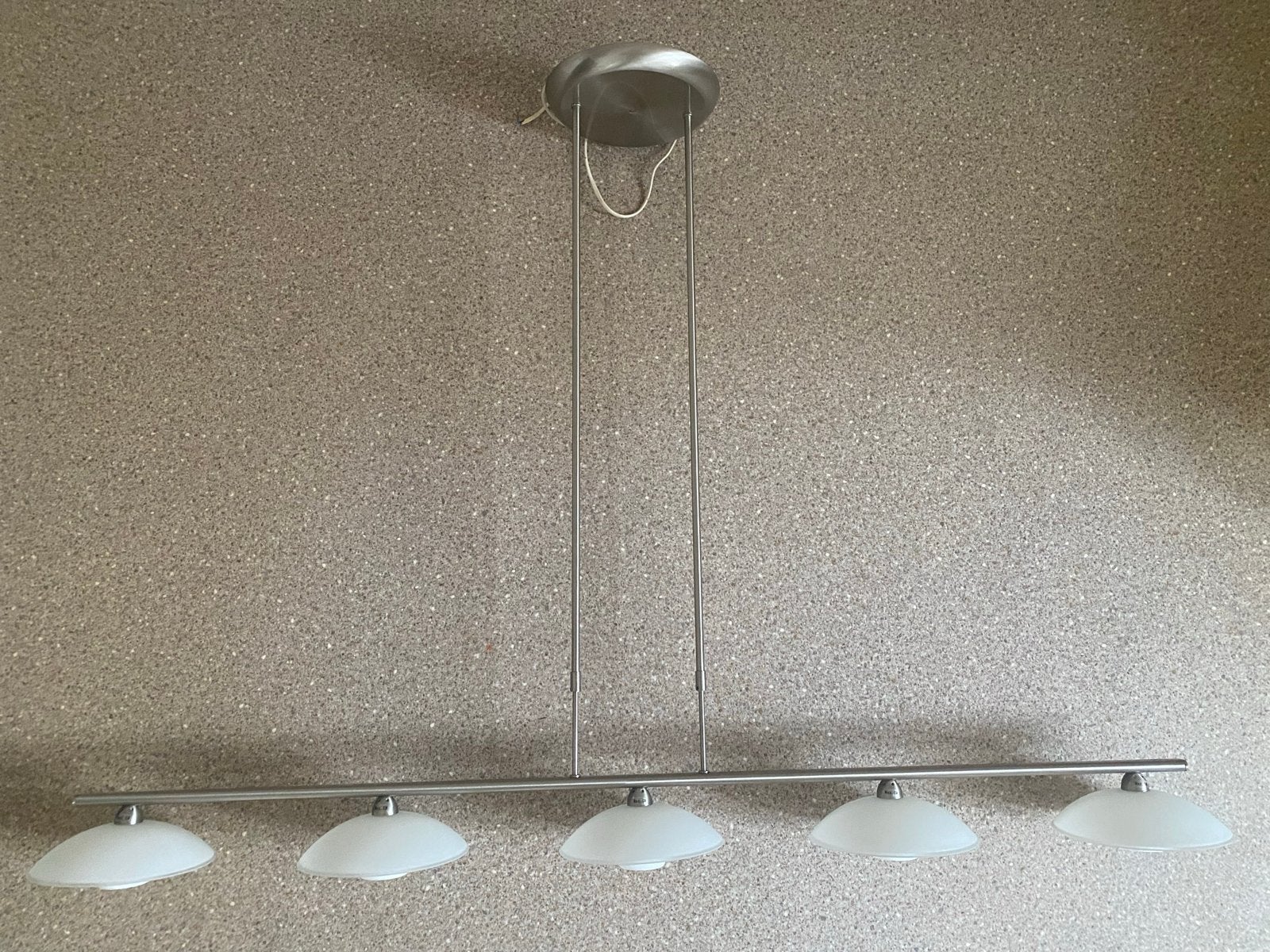 Steinhauer Hanglamp 5-lichts LED, Ophalen, Zo goed als nieuw, Metaal, Overige fittingen
