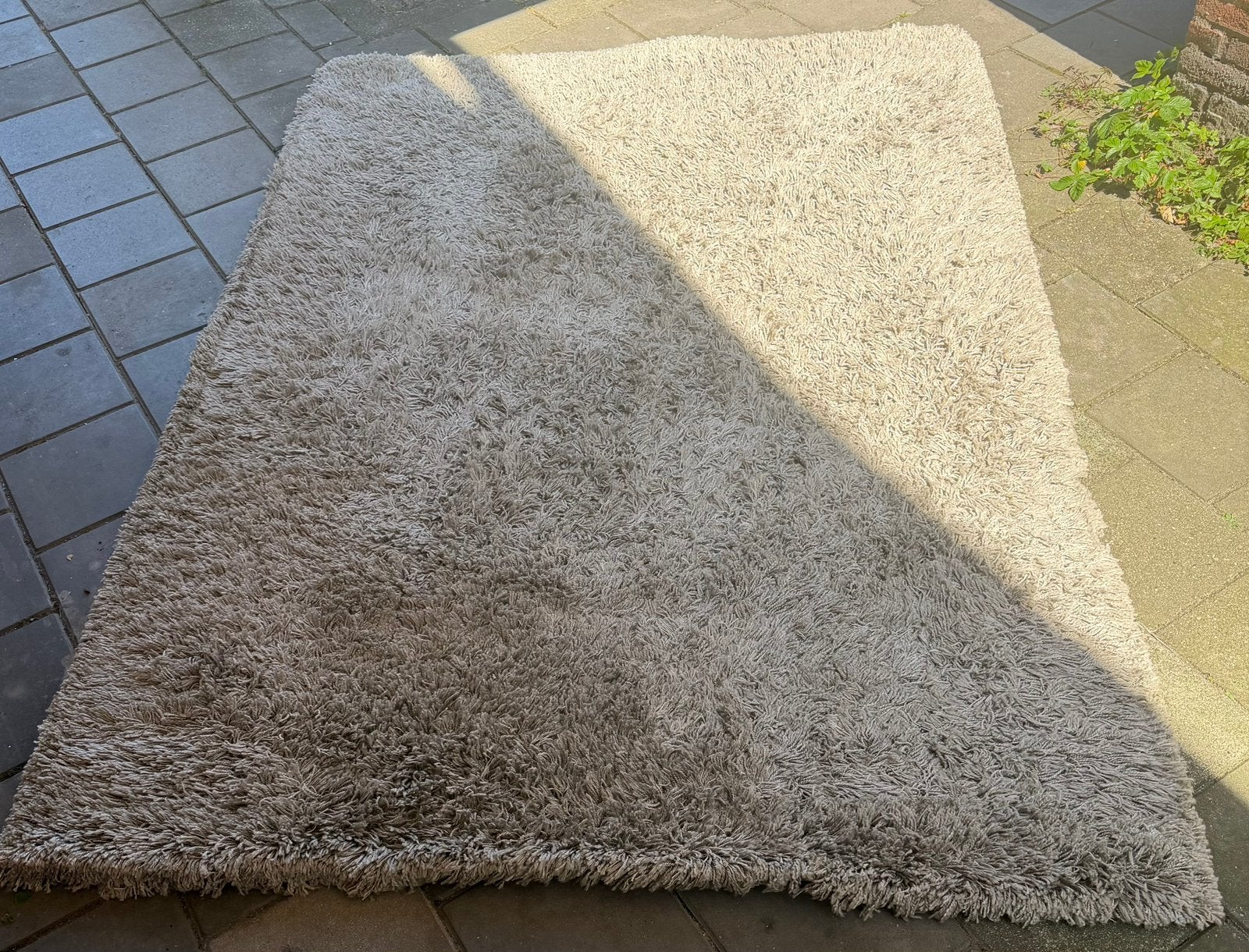 IKEA GÅSER hoogpolig vloerkleed 170x240 cm – grijs, Ophalen, Zo goed als nieuw, 200 cm of meer, Grijs