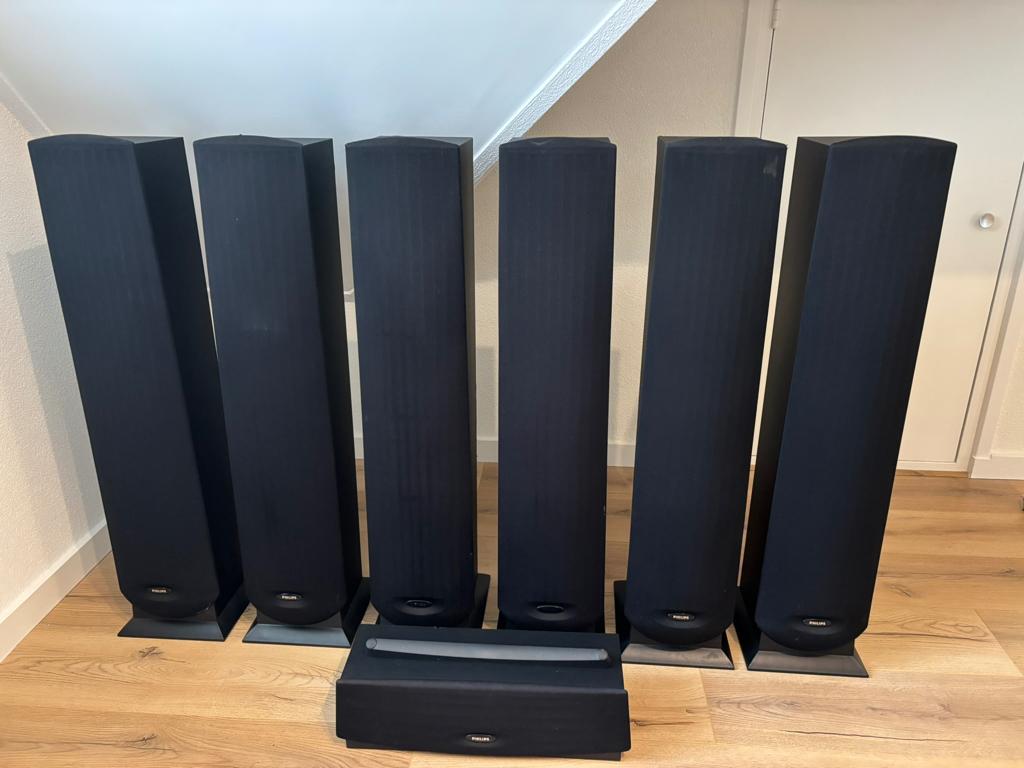 Philips FB560 surround set, Ophalen, Philips, Gebruikt, Surroundset zonder subwoofer