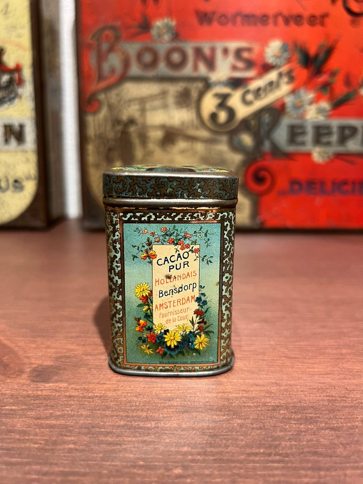 Bensdorp cacao monsterblikje, Verzamelen, Ophalen of Verzenden, Zo goed als nieuw, Overige