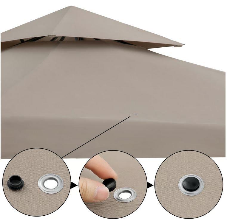 Paviljoen 3x3, partytent prieel taupe GRATIS BEZORGD!, Verzenden, Minder dan 4 meter, Nieuw, Nvt
