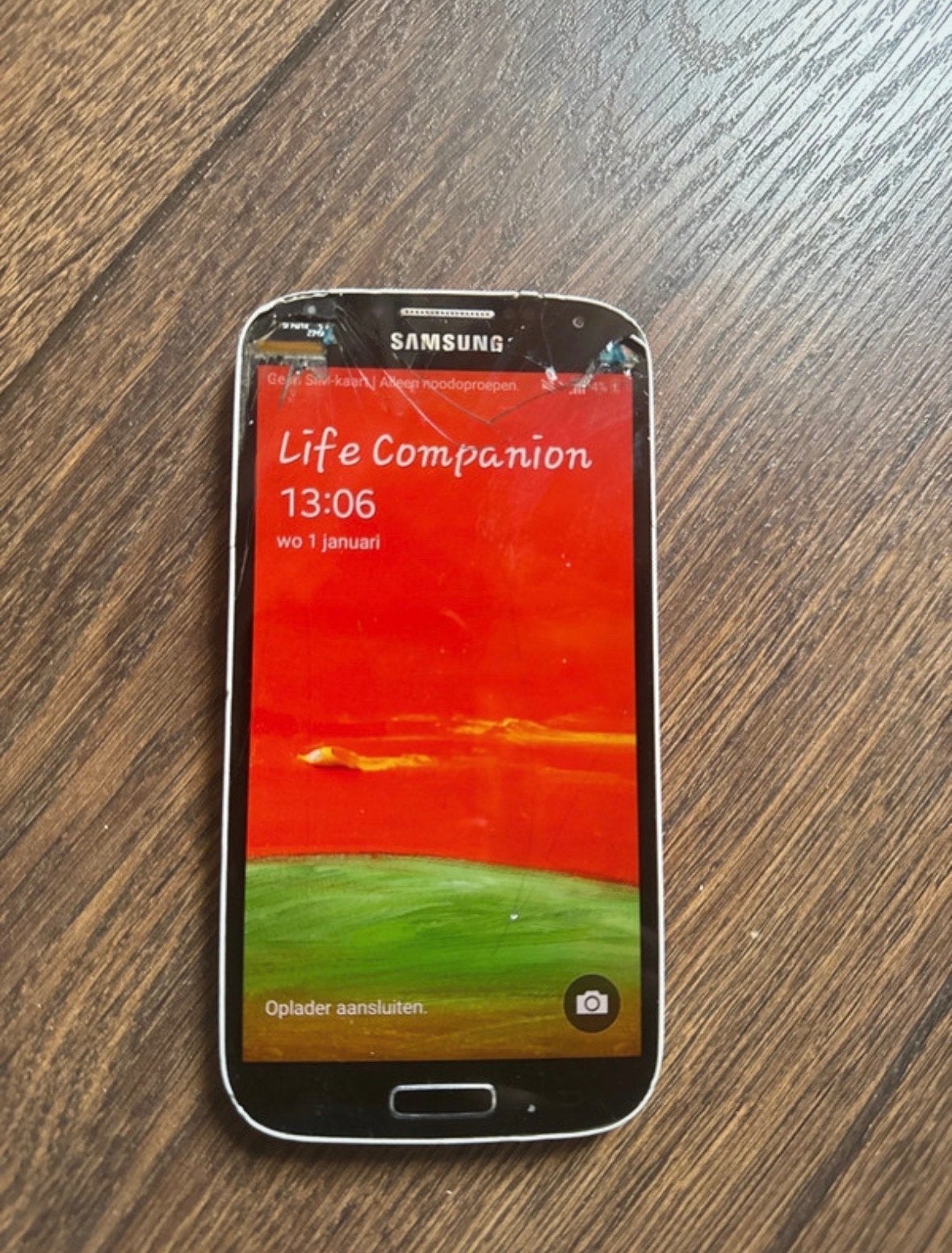 Samsung Galaxy S4 zilver, Telecommunicatie, Gebruikt, Verzenden, Touchscreen, Zonder simlock