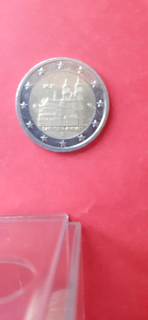 Duitsland € 2 2021 (A) "Sachsen-Anhalt", Verzenden, Duitsland, 2 euro, Losse munt