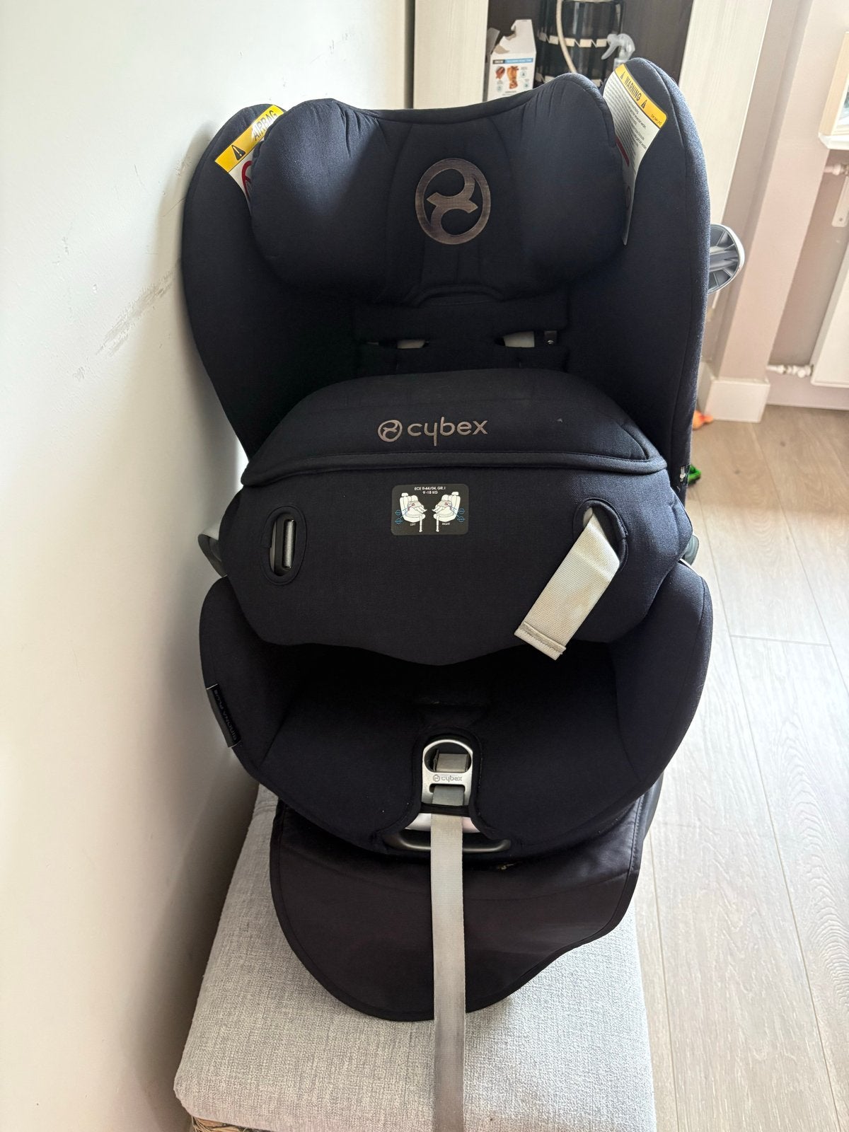 Cybex Sirona S i-Size autostoel - navy, Gebruikt, 0 t/m 18 kg, Verstelbare rugleuning, Isofix