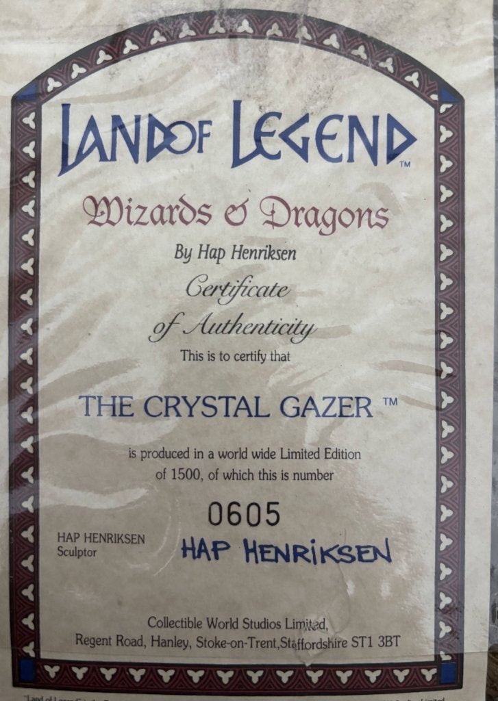 "The Crystal Gazer” – Wizards & Dragons, Ophalen of Verzenden