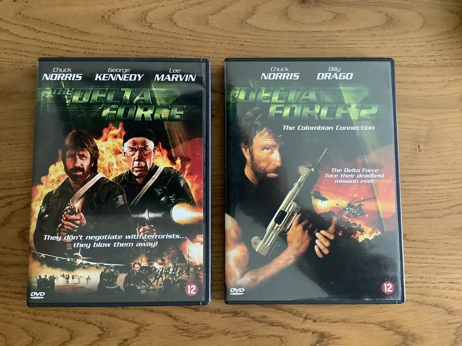 Delta Force 1 & 2, Chuck Norris, Lee Marvin, George Kennedy., Vanaf 16 jaar, Ophalen of Verzenden, Zo goed als nieuw