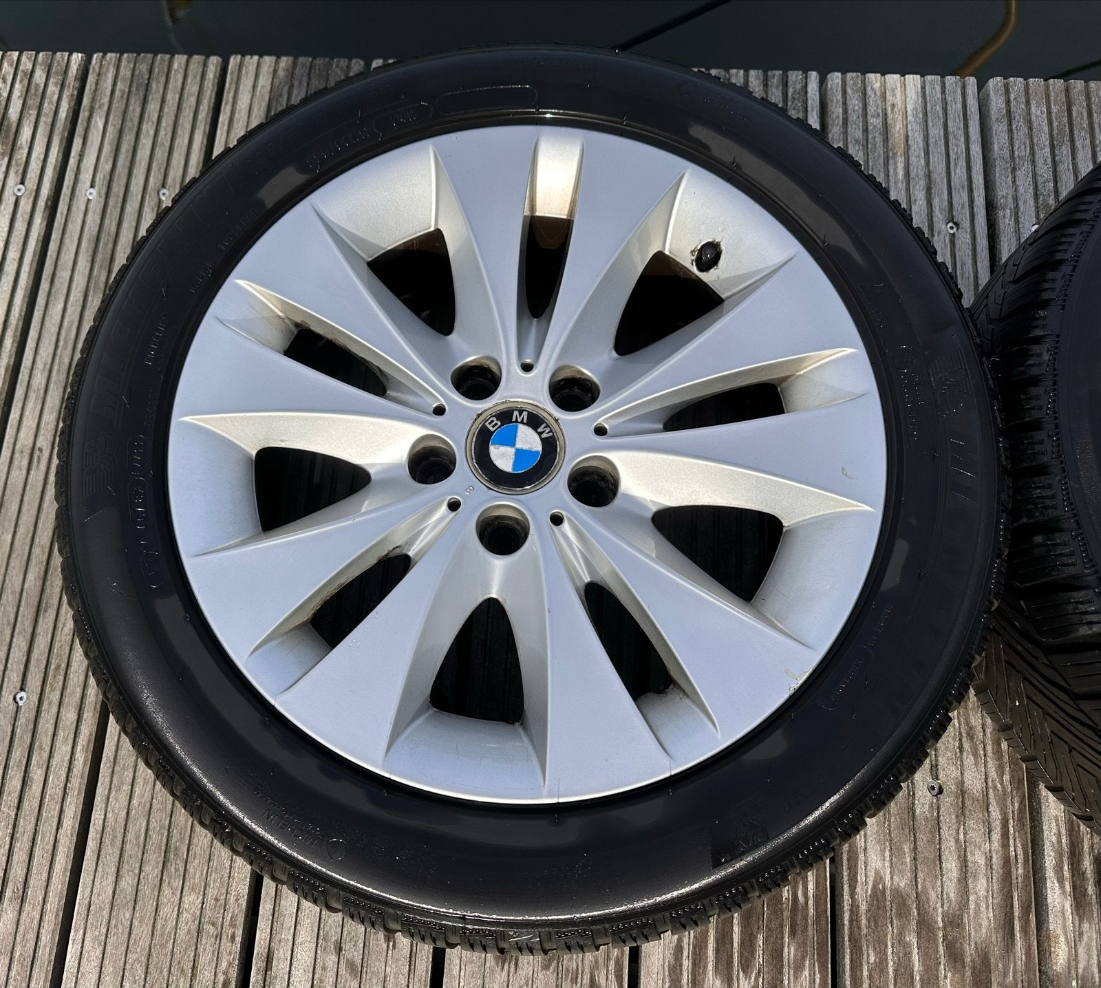 BMW Velgen Style 116 17” 5 Serie, Ophalen, Gebruikt, Banden en Velgen, 17 inch