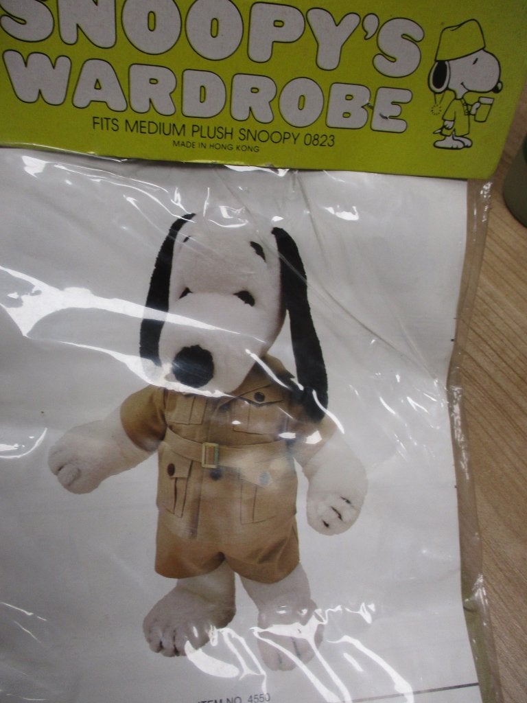 1958 SNOOPY’s Wardrobe Outfit Plush Safari Explorer NIEUW, Verzenden, Nieuw