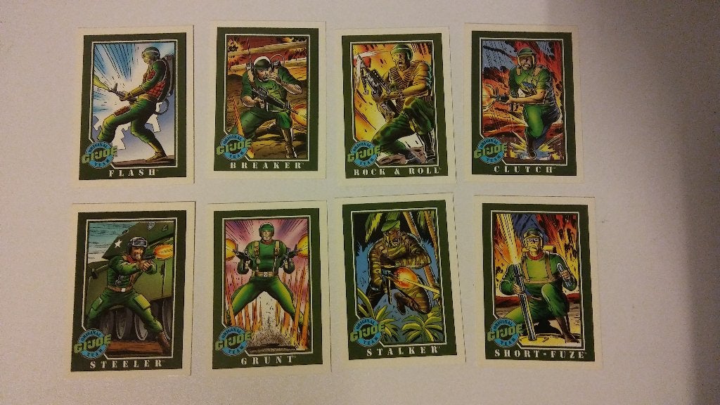 GI G.I. Joe Hasbro 1991 kaartjes plaatjes vintage IMPEL 3, Ophalen of Verzenden, Overige figuren, Gebruikt, Overige typen