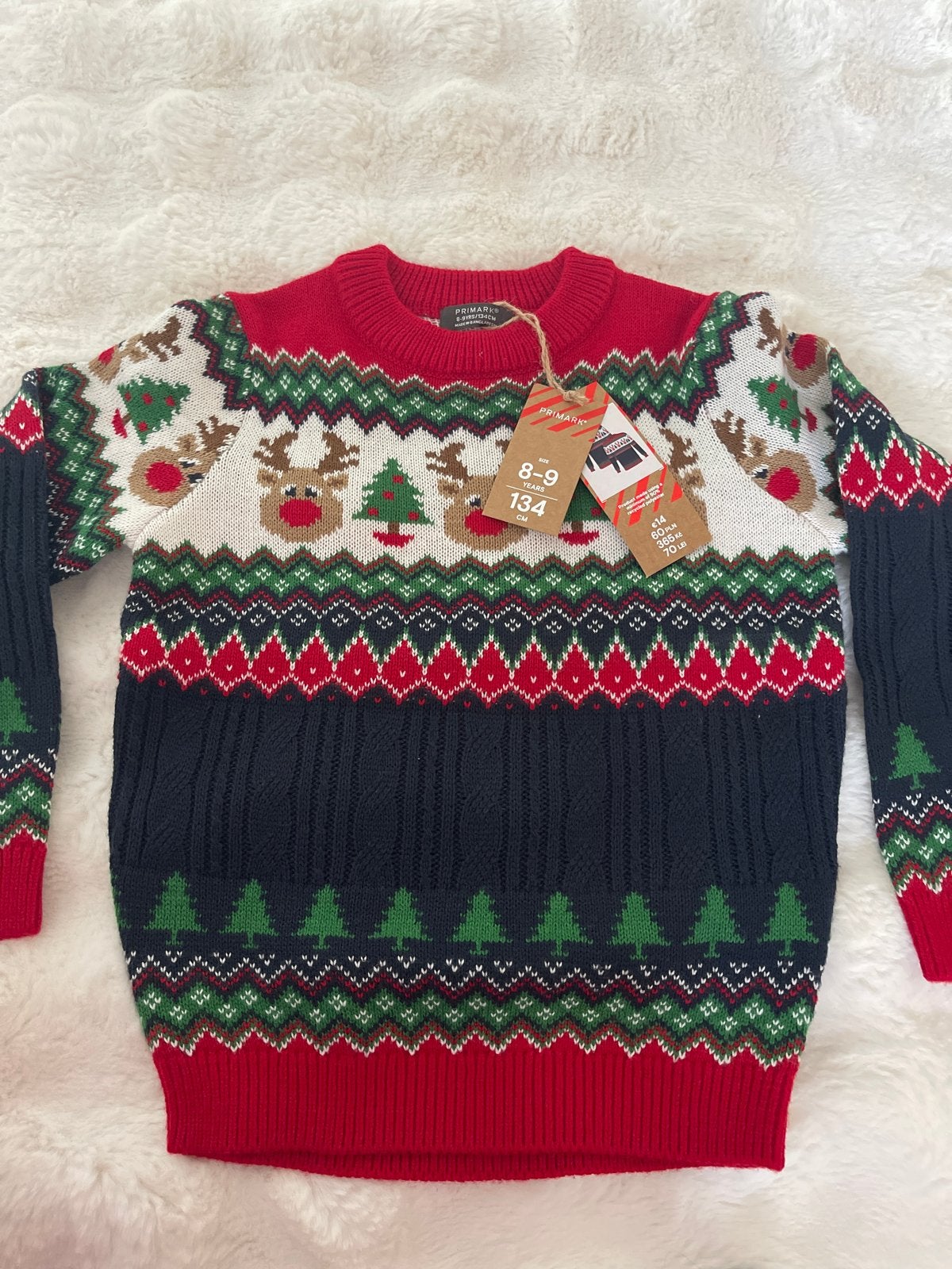 Kersttrui voor kinderen - Primark - Maat 134 (8-9 jaar), Ophalen of Verzenden, Nieuw, Jongen of Meisje, Trui of Vest