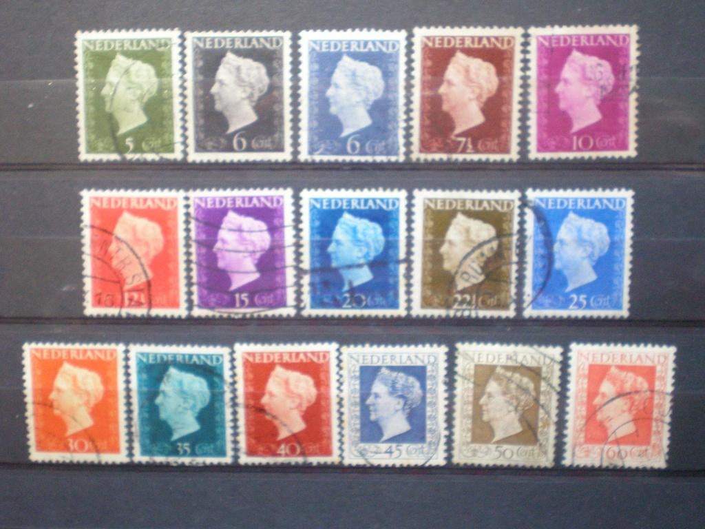 Nederland NVPH 474-489 gebruikt ( W 959) ..€ 2,95, Postzegels en Munten, Postzegels | Nederland, Verzenden