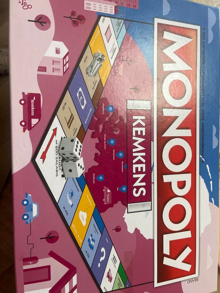 Monopoly Kemkens - Speciale editie, Hobby en Vrije tijd, Gezelschapsspellen | Bordspellen, Drie of vier spelers, Ophalen of Verzenden