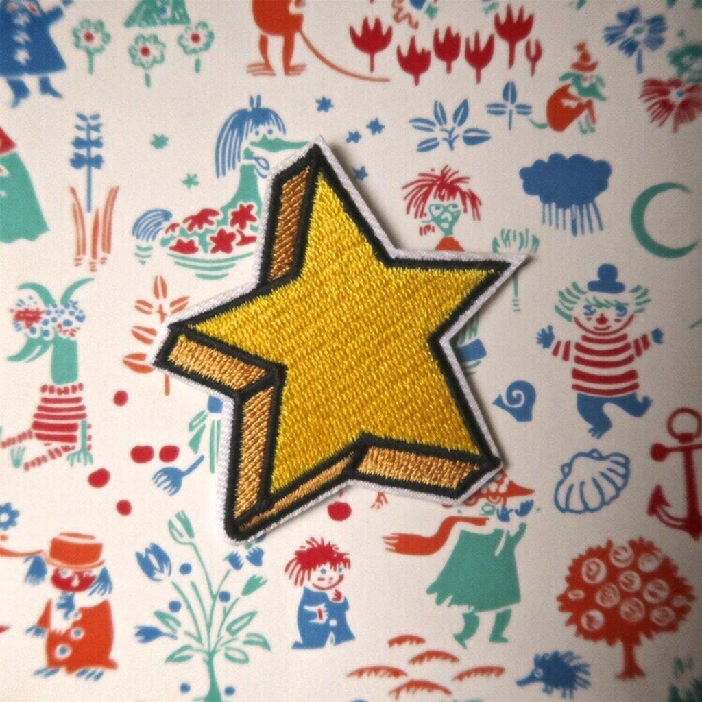 Ster opstrijk plaatje patch badge applicatie embleem, Hobby en Vrije tijd, Verzenden, Nieuw, Overige applicaties