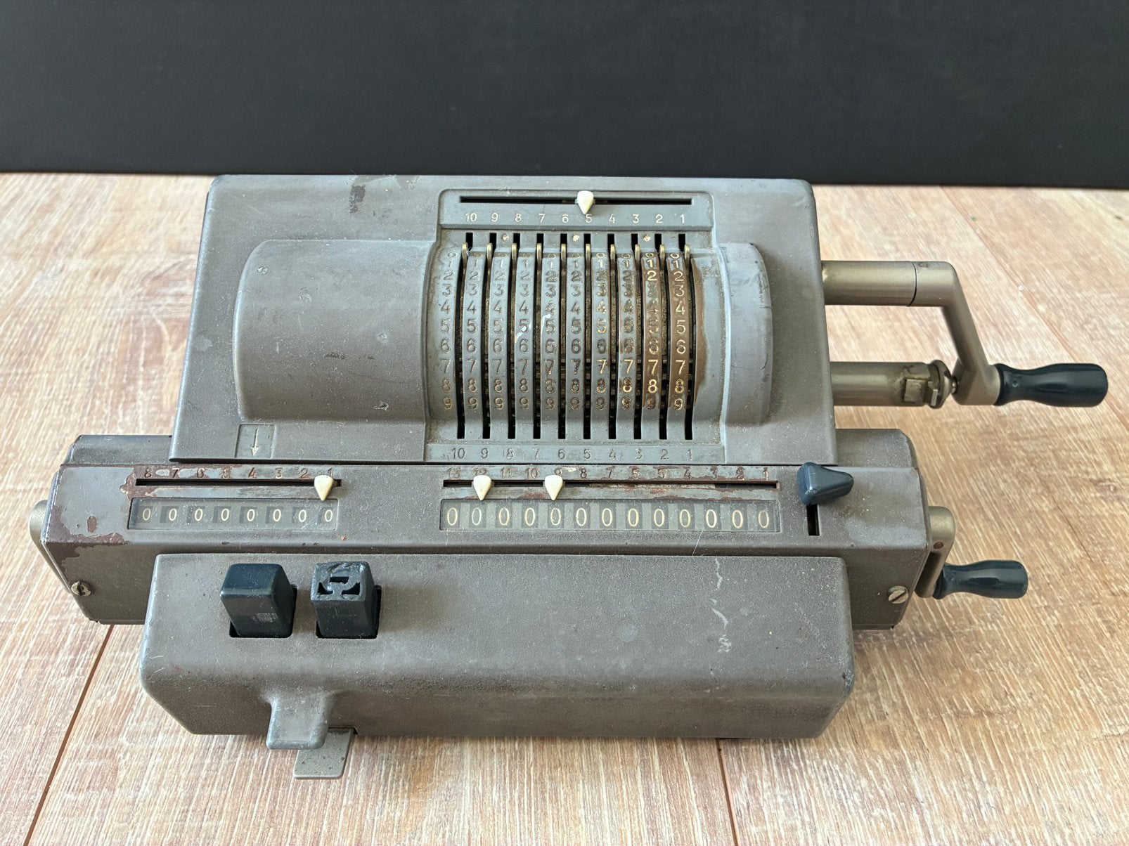 Oude telmachine, Ophalen