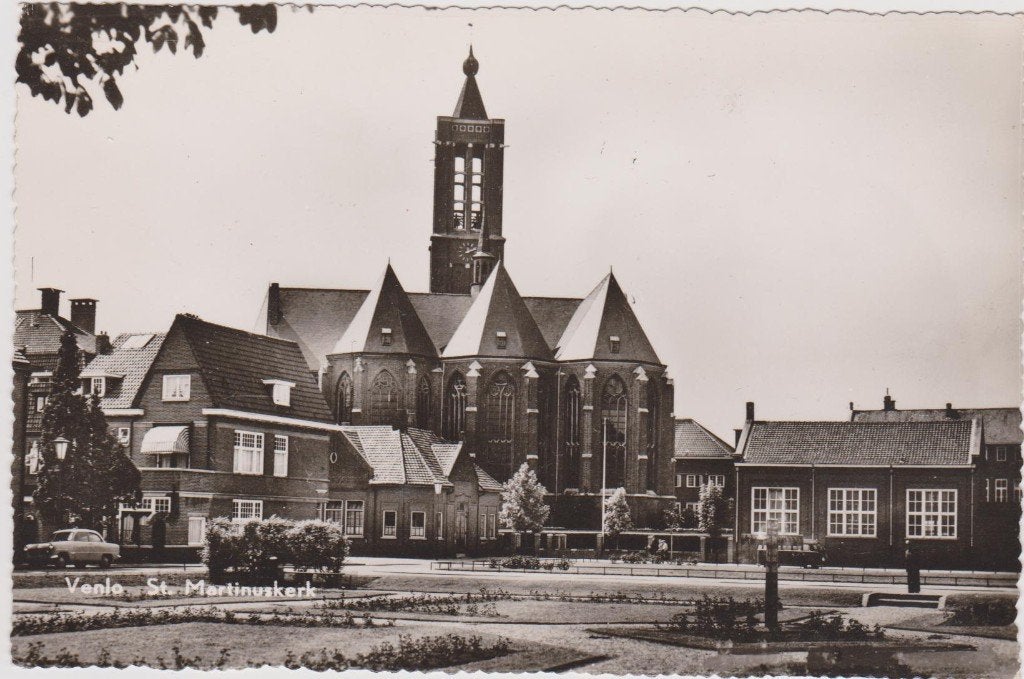 Venlo - St. Martinuskerk, Verzenden, 1940 tot 1960, Ongelopen, Limburg