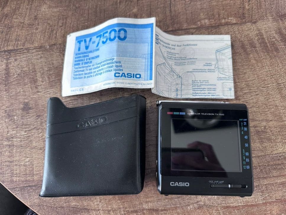 Casio tv 7500, Ophalen