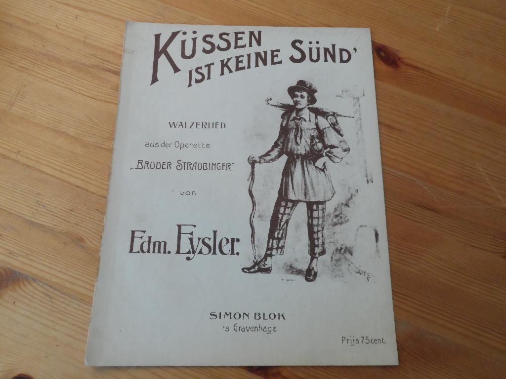 Vera violetta - kussen ist keine sund - edm. Eysler, Zang, Gebruikt, Ophalen of Verzenden, Artiest of Componist