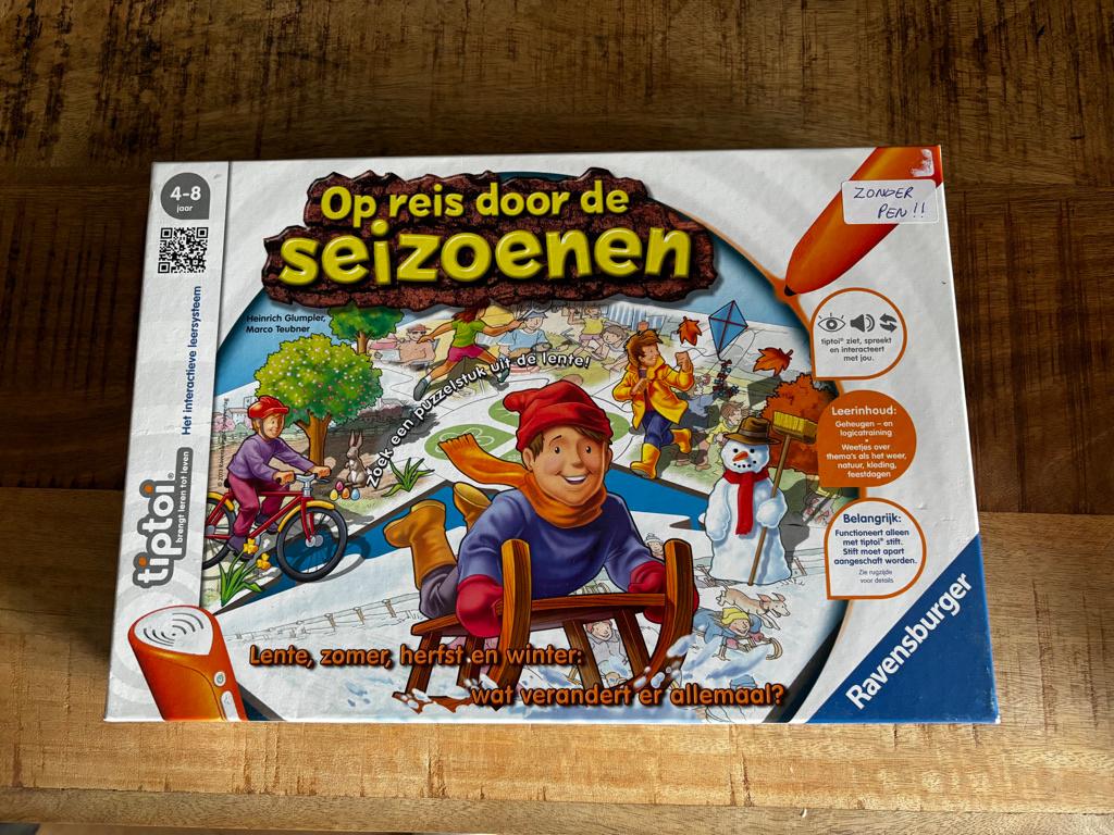 Tiptoi - Op reis door de seizoenen, Kinderen en Baby's, Speelgoed | Educatief en Creatief, Ophalen of Verzenden, Zo goed als nieuw