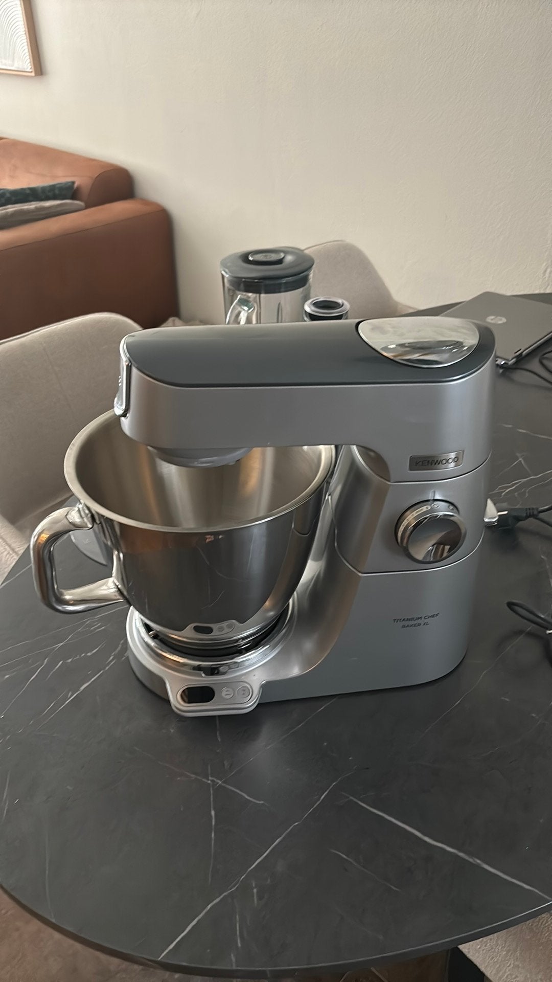 Kenwood Titanium Chef Baker XL Core KVL85.704SI, 4 liter of meer, Ophalen, Zo goed als nieuw, 3 snelheden of meer