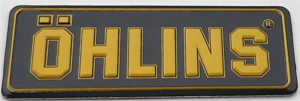 Ohlins aluminium plaatje #1, Verzenden