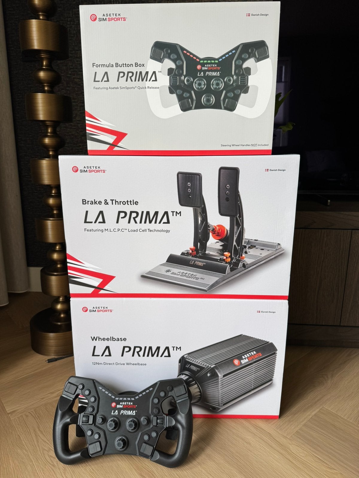 Asetek La Prima Formula bundle | compleet, Computers en Software, Joysticks, Ophalen, Zo goed als nieuw
