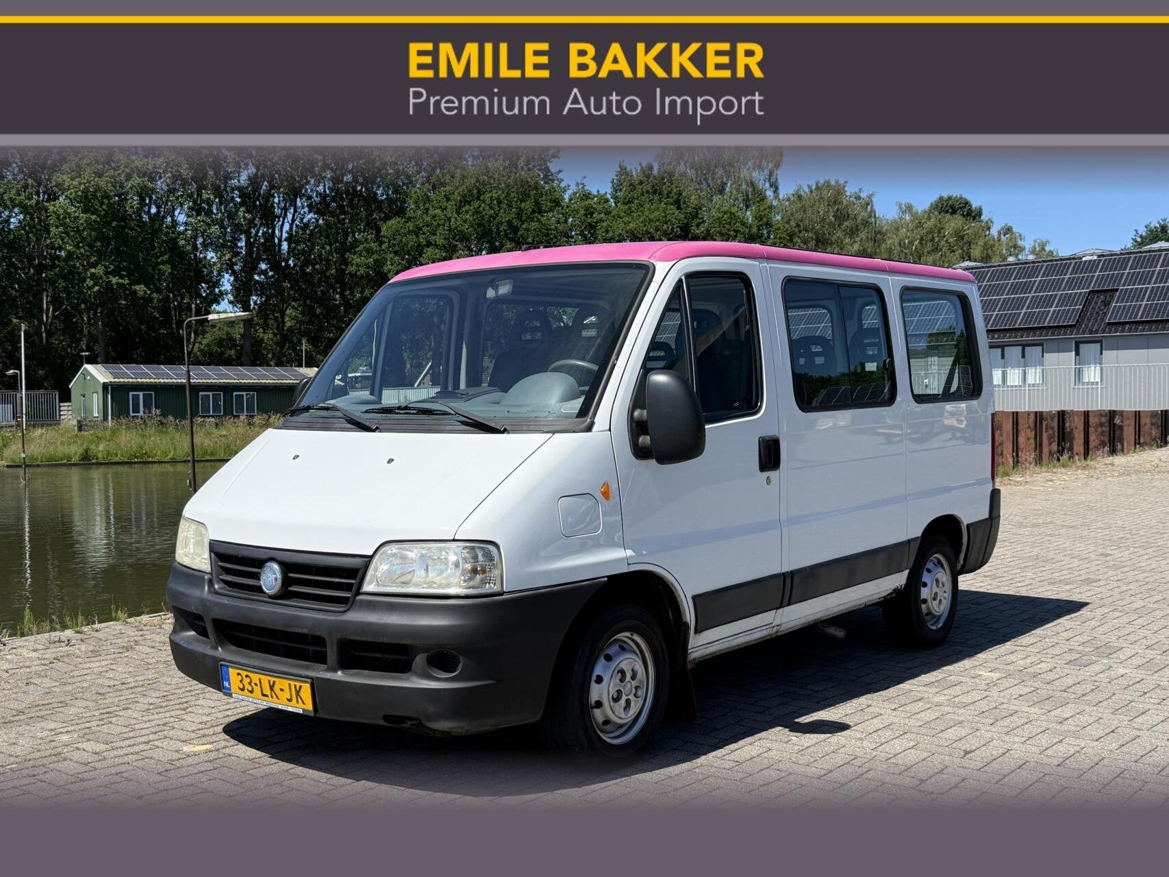 Fiat Ducato combi 11 2.0 9-persoons 59.000km!, Auto's, Fiat, Stof, Gebruikt, 2000 kg, Wit
