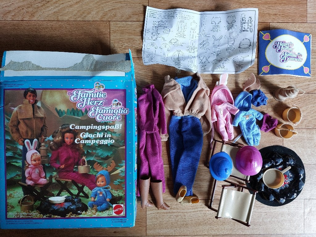 Mattel The Heart Family camping voor Barbie, Ophalen of Verzenden, Zo goed als nieuw, Accessoires