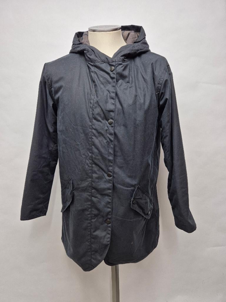 Barbour 'Coll Wax Jkt' dames parka jas, maat 40 Nieuw!, Maat 38/40 (M), Barbour, Blauw, Nieuw