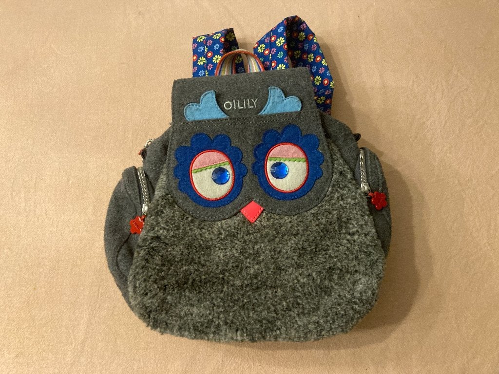 Oilily rugzak rugtas stoffen uil als nieuw perfecte staat!, Overige merken, Minder dan 30 cm, 25 tot 40 cm, Ophalen of Verzenden