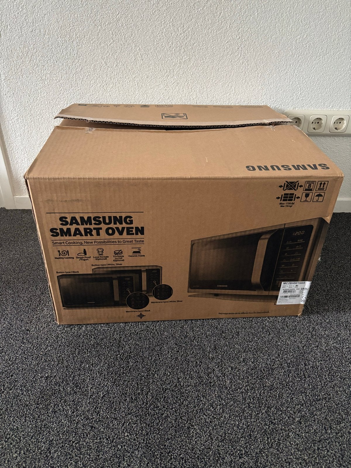 Nieuwe Samsung Smart Oven - Combimagnetron, Ophalen, Nieuw, Draaiplateau, 45 tot 60 cm