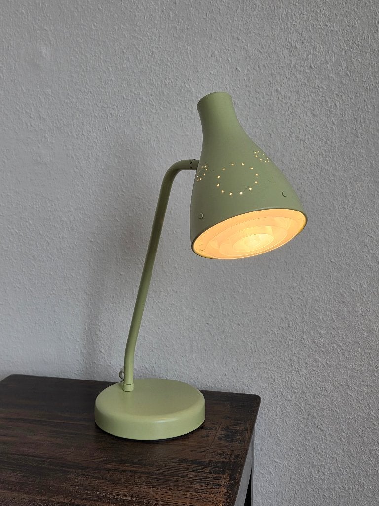 Prachtige Vintage IKEA SNÖIG Bureaulamp (Incl. Lampje!), Bureaulamp, 30 cm, E14 (klein), Ophalen of Verzenden