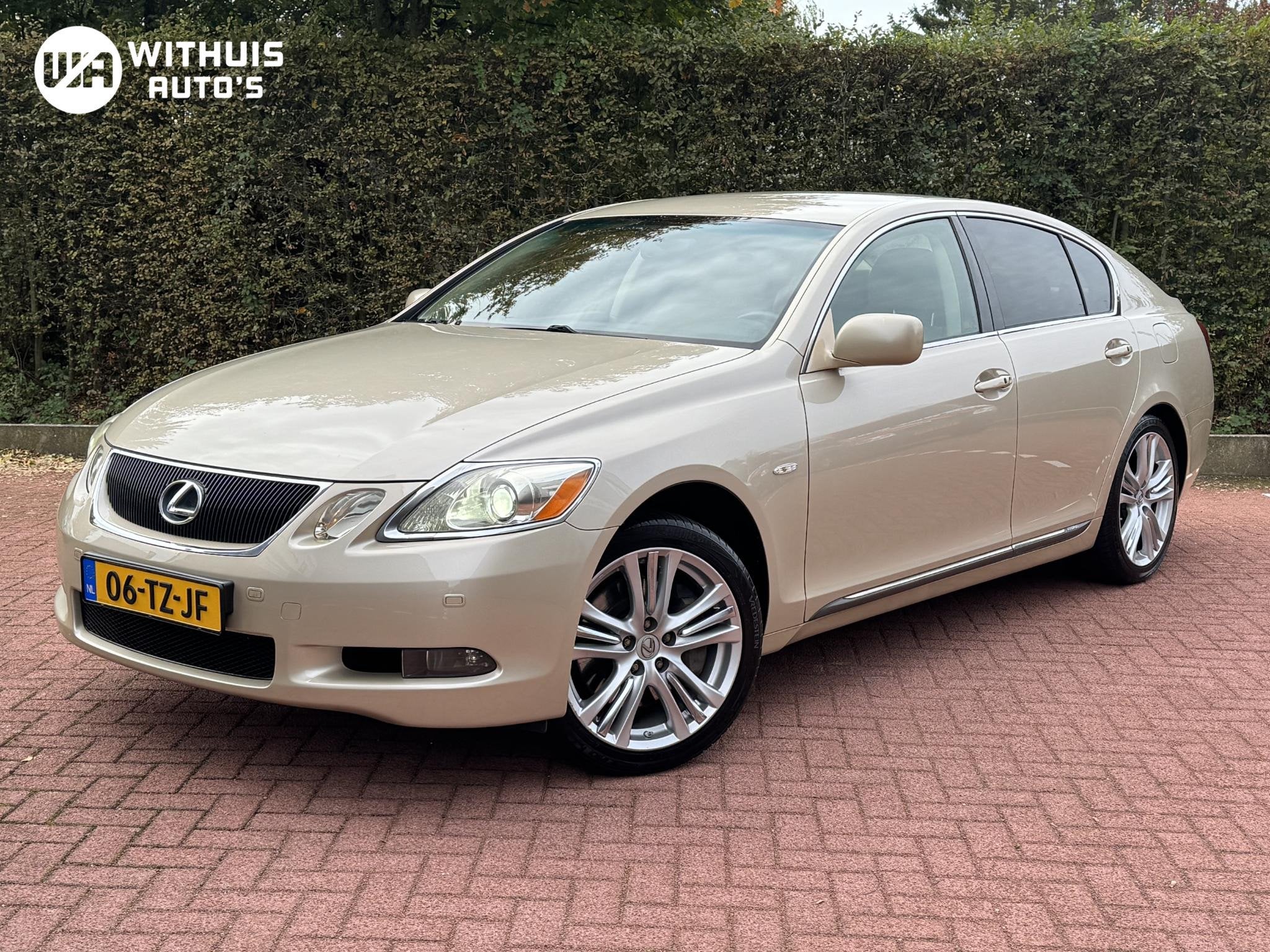 Lexus GS 450h V6 *1ste-eigenaar *NAP *Stoelverwarming, Auto's, Achterwielaandrijving, Gebruikt, 2000 kg, Beige
